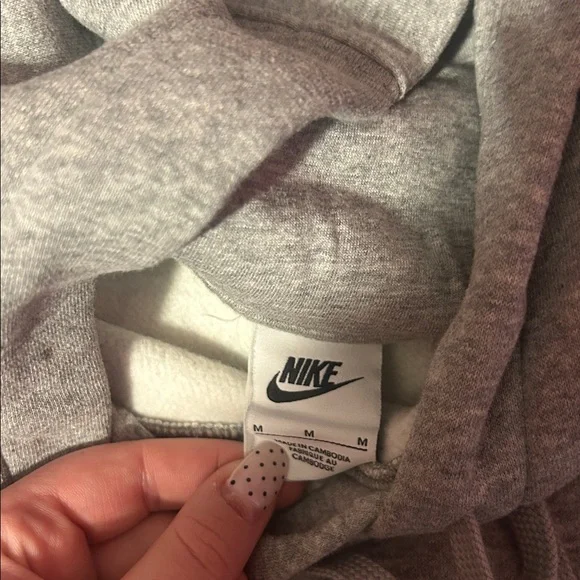 Nike Heather Gray Sweatshirt - Picture 2 of 3